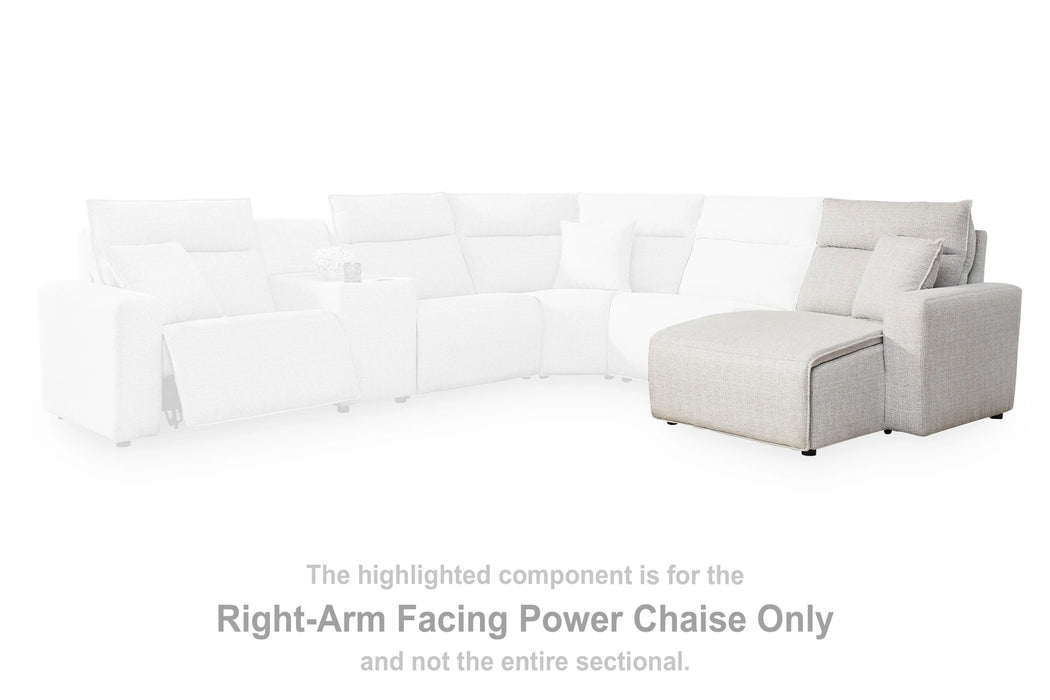 Modmax II Power Reclining Sectional with Chaise and Audio Consoles