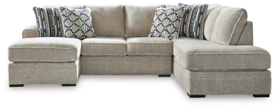Calnita Sectional with Chaise - Furniture 2 Go- FL