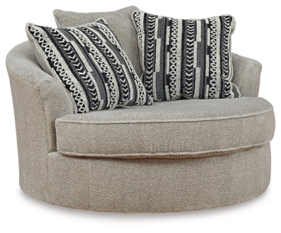 Calnita Oversized Swivel Accent Chair - Furniture 2 Go- FL