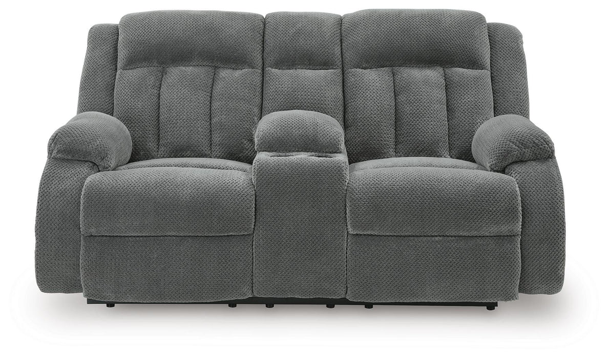 Observation Power Reclining Loveseat with Console - Furniture 2 Go- FL