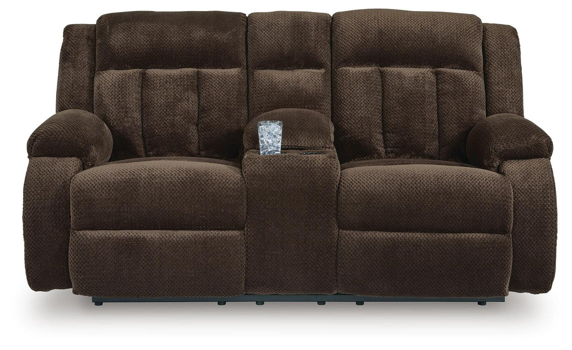 Observation Power Reclining Loveseat with Console - Furniture 2 Go- FL