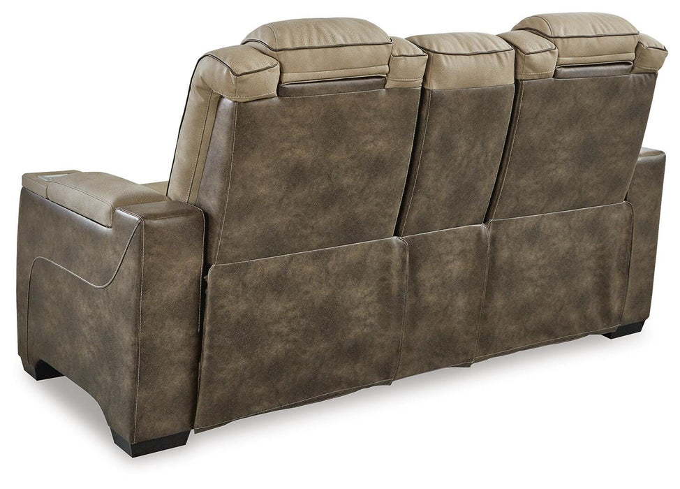 Next-Gen DuraPella Power Reclining Loveseat with Console - Furniture 2 Go- FL