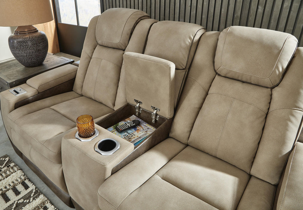 Next-Gen DuraPella Power Reclining Loveseat with Console - Furniture 2 Go- FL