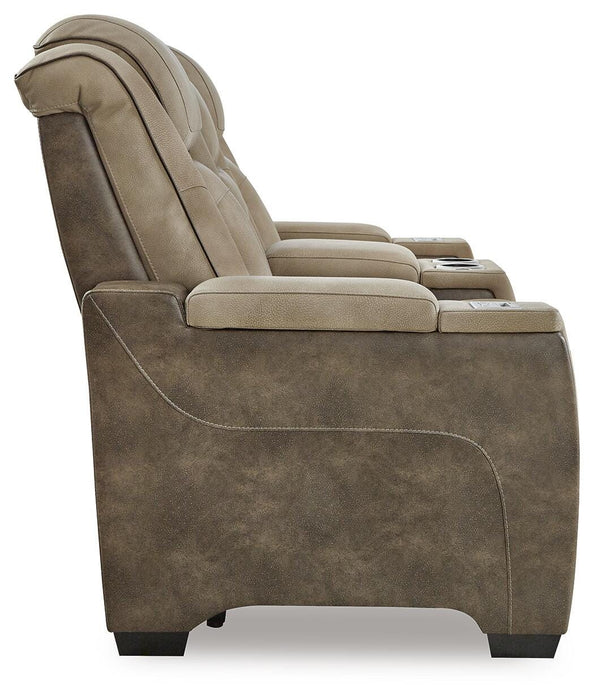 Next-Gen DuraPella Power Reclining Loveseat with Console - Furniture 2 Go- FL