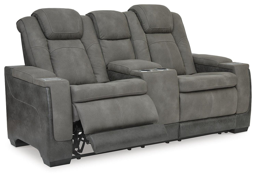 Next-Gen DuraPella Power Reclining Loveseat with Console - Furniture 2 Go- FL