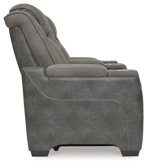 Next-Gen DuraPella Power Reclining Loveseat with Console - Furniture 2 Go- FL