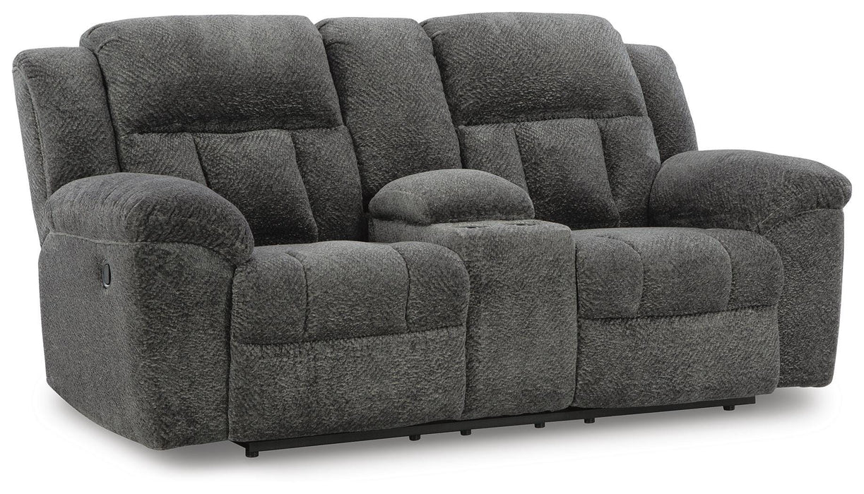 Frohn Reclining Loveseat with Console - Furniture 2 Go- FL