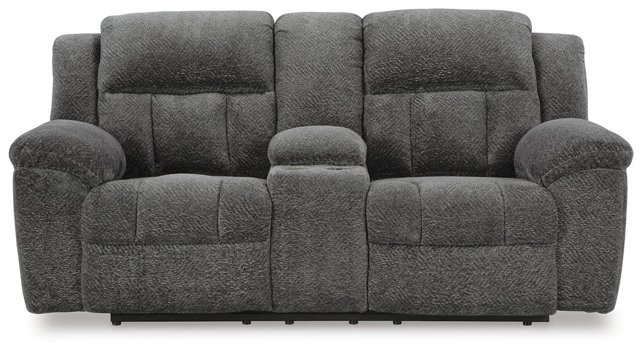 Frohn Reclining Loveseat with Console - Furniture 2 Go- FL