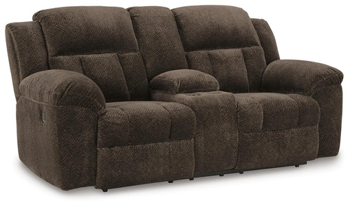Frohn Reclining Loveseat with Console - Furniture 2 Go- FL