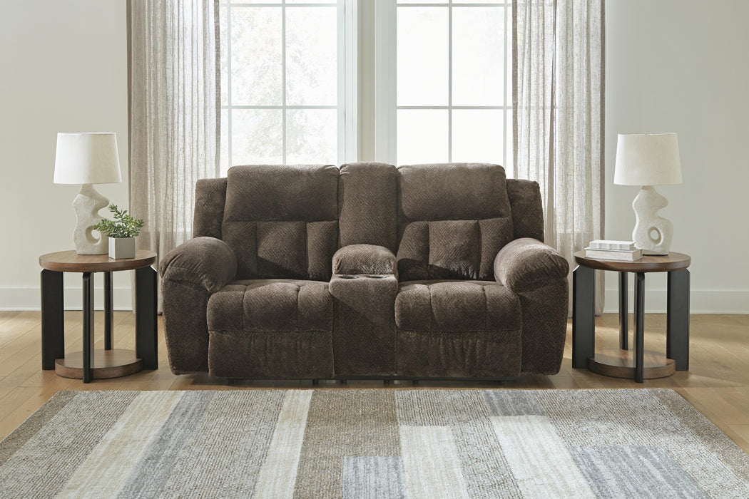 Frohn Reclining Loveseat with Console - Furniture 2 Go- FL