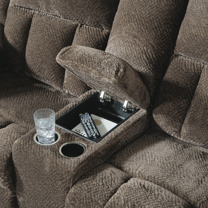 Frohn Reclining Loveseat with Console - Furniture 2 Go- FL
