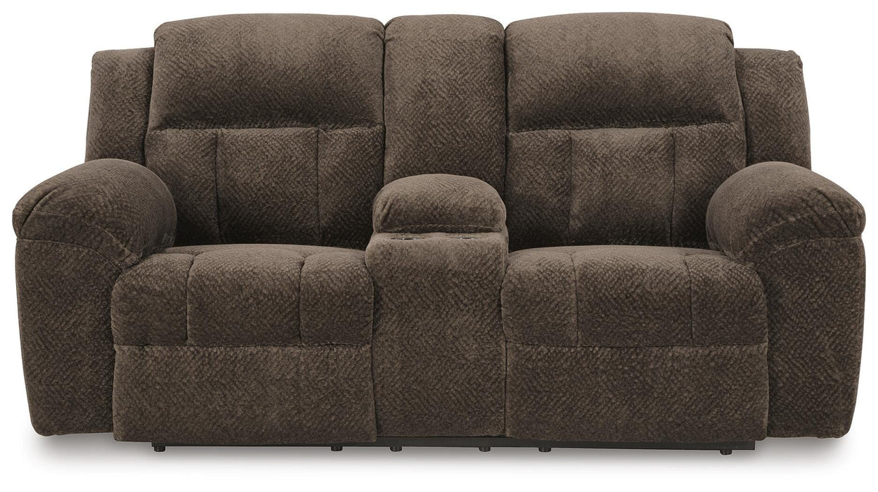 Frohn Reclining Loveseat with Console - Furniture 2 Go- FL