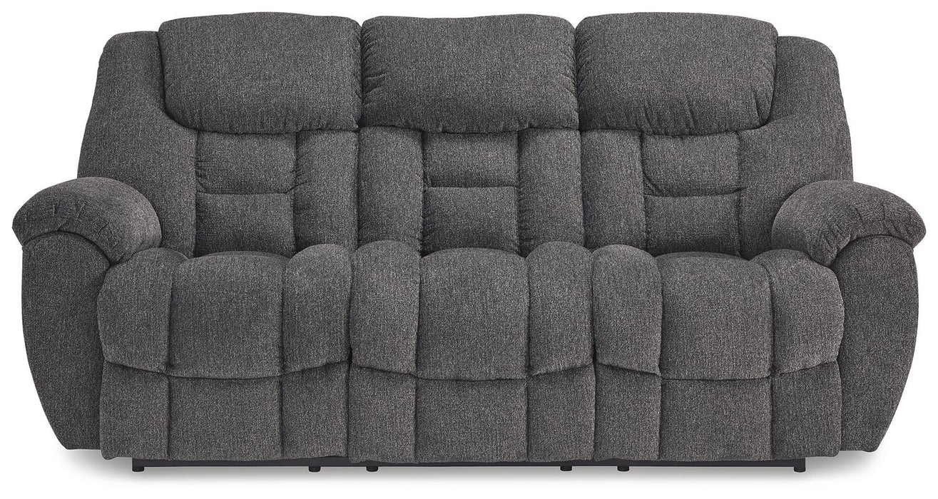 Foreside Reclining Sofa - Furniture 2 Go- FL