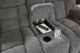 Foreside Reclining Loveseat with Console - Furniture 2 Go- FL