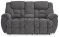 Foreside Reclining Loveseat with Console - Furniture 2 Go- FL