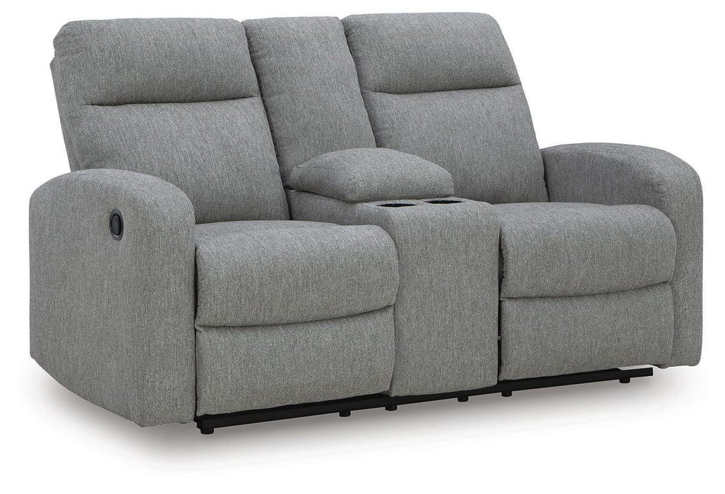 Gauntlet Reclining Loveseat with Console - Furniture 2 Go- FL