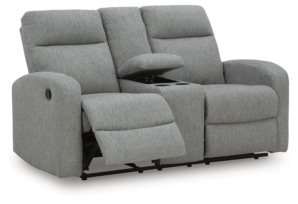 Gauntlet Reclining Loveseat with Console - Furniture 2 Go- FL