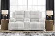 Rhines Falls Power Reclining Loveseat with Console - Furniture 2 Go- FL