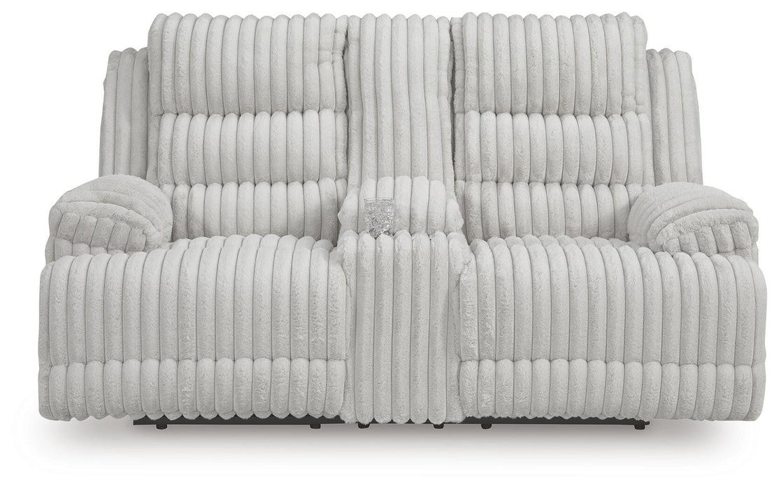 Rhines Falls Power Reclining Loveseat with Console - Furniture 2 Go- FL