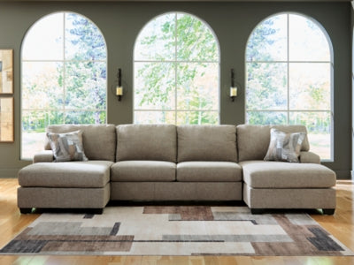 Newellen Sectional with Double Chaise - Furniture 2 Go- FL