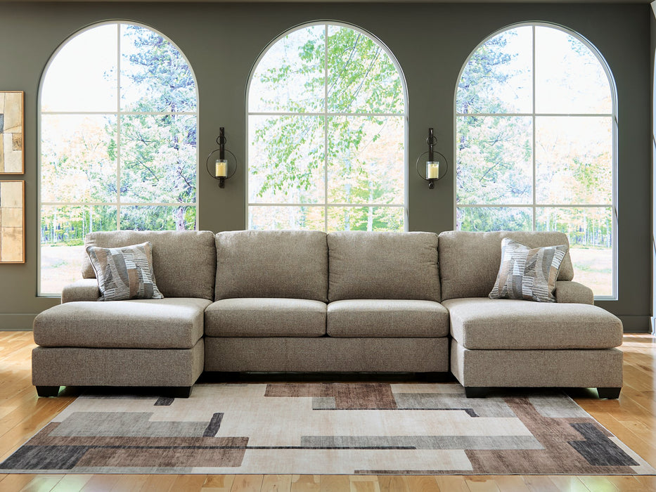 Newellen Sectional with Double Chaise - Furniture 2 Go- FL