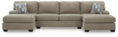 Newellen Sectional with Double Chaise - Furniture 2 Go- FL