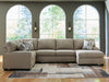 Newellen Sectional with Chaise - Furniture 2 Go- FL