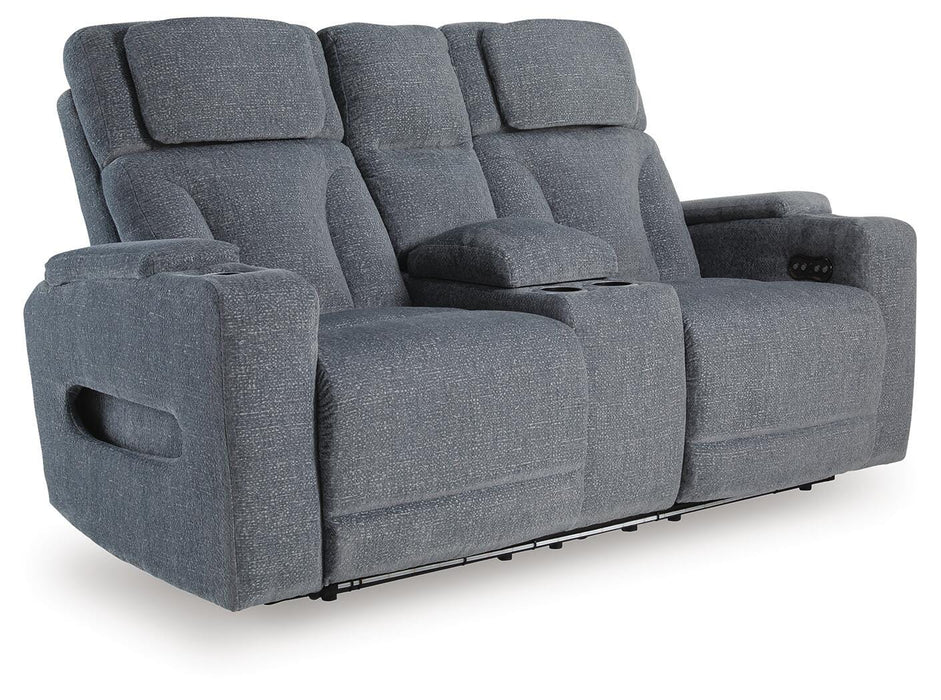 Studio Cave Power Reclining Loveseat with Console - Furniture 2 Go- FL