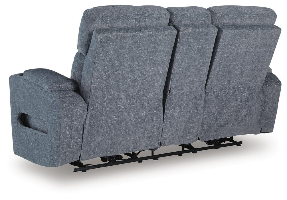 Studio Cave Power Reclining Loveseat with Console - Furniture 2 Go- FL