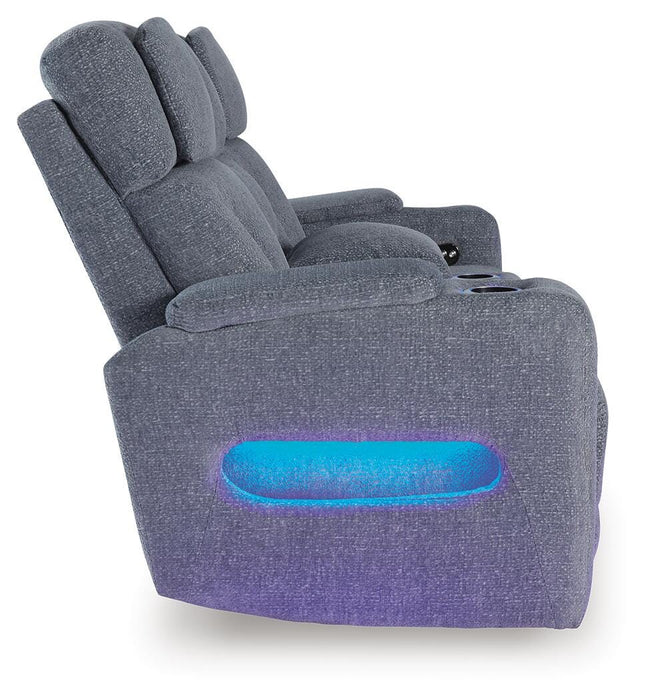 Studio Cave Power Reclining Loveseat with Console - Furniture 2 Go- FL