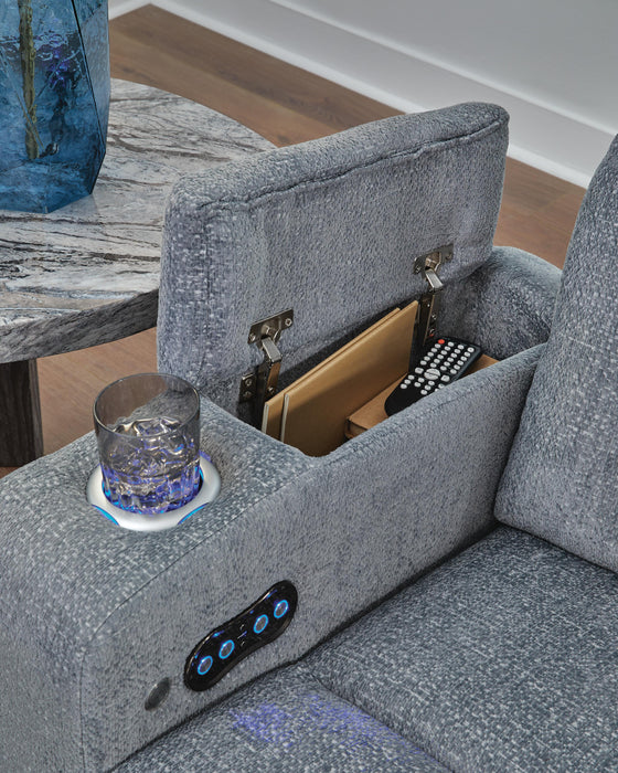 Studio Cave Power Reclining Loveseat with Console - Furniture 2 Go- FL