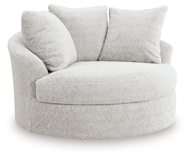 Cuddle Plush Oversized Swivel Accent Chair - Furniture 2 Go- FL