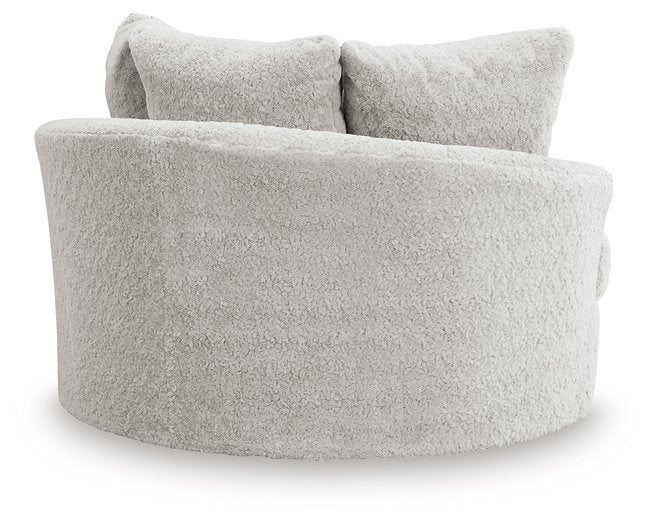 Cuddle Plush Oversized Swivel Accent Chair - Furniture 2 Go- FL