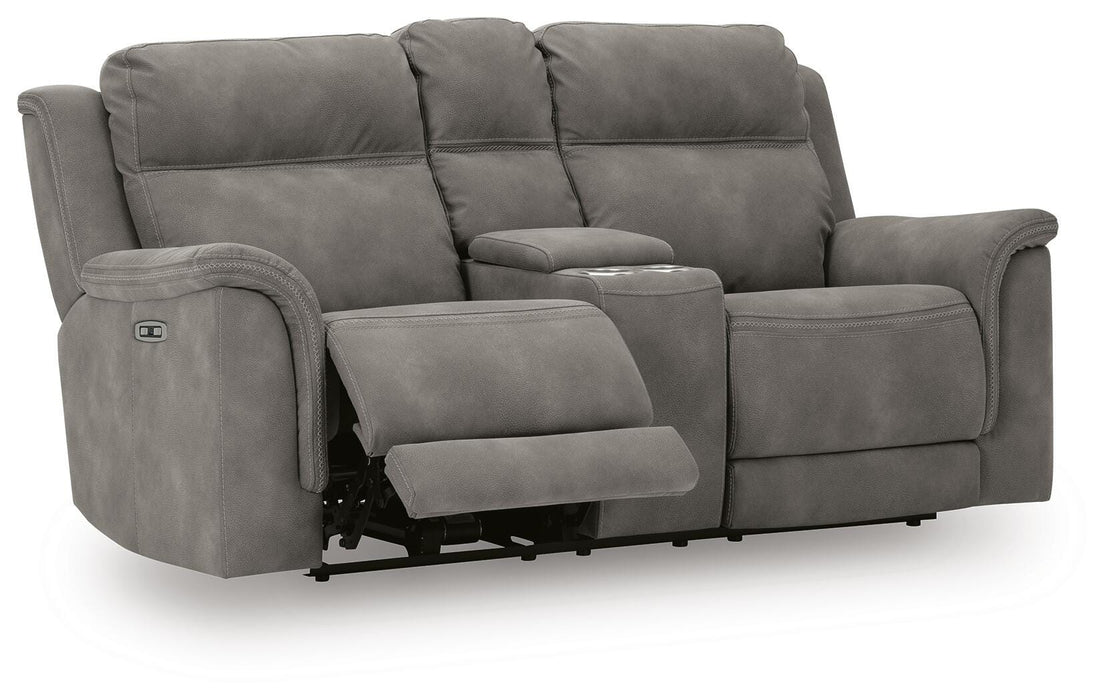 Next-Gen DuraPella Power Reclining Loveseat with Console - Furniture 2 Go- FL