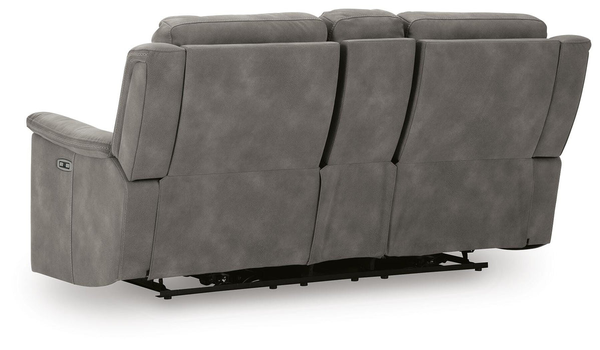 Next-Gen DuraPella Power Reclining Loveseat with Console - Furniture 2 Go- FL