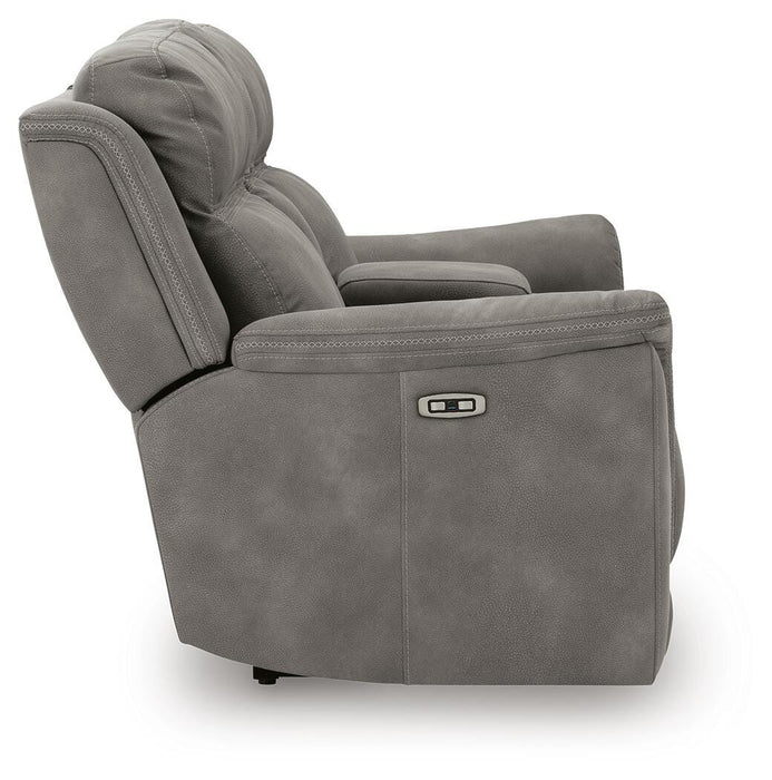 Next-Gen DuraPella Power Reclining Loveseat with Console - Furniture 2 Go- FL