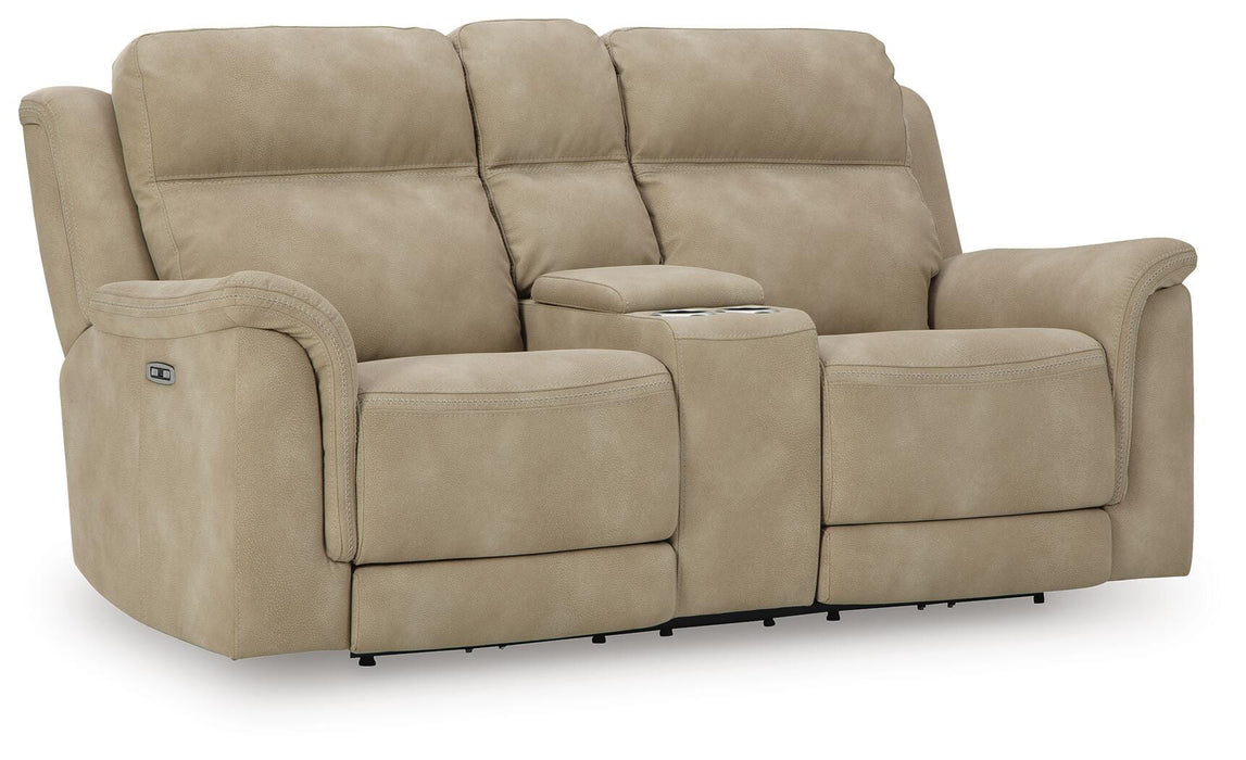 Next-Gen DuraPella Power Reclining Loveseat with Console - Furniture 2 Go- FL