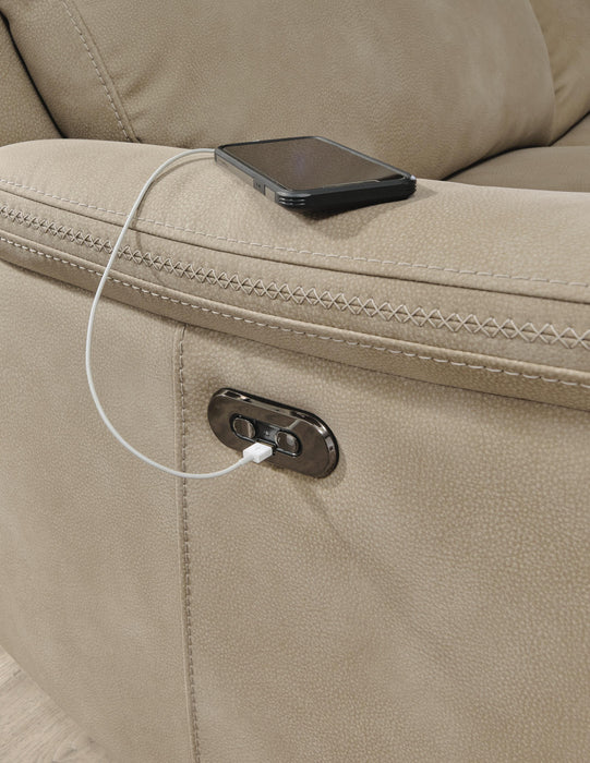 Next-Gen DuraPella Power Reclining Loveseat with Console - Furniture 2 Go- FL