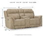 Next-Gen DuraPella Power Reclining Loveseat with Console - Furniture 2 Go- FL