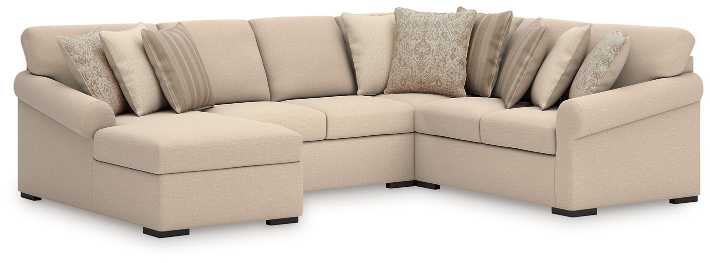 LadyMae Sectional with Chaise - Furniture 2 Go- FL