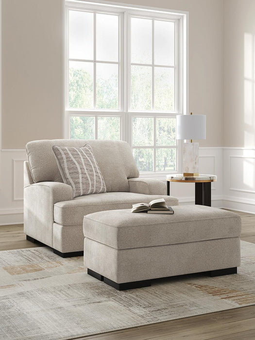 High Profile Chair & Ottoman Living Room Set - Furniture 2 Go- FL