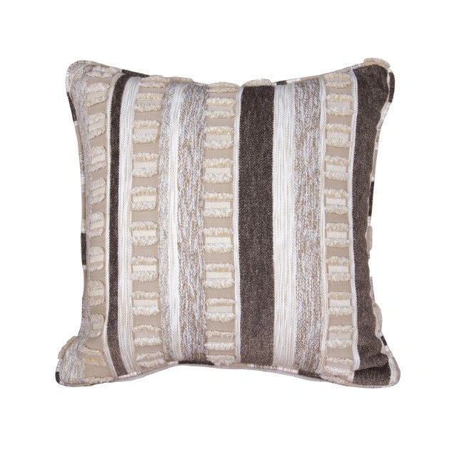 ARDENFOLD Ottoman, Beige & Gray