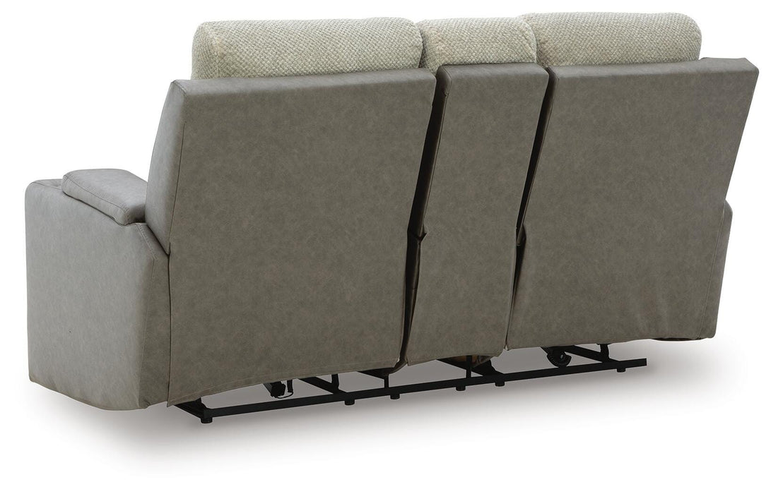 WhipLash Power Reclining Loveseat with Console - Furniture 2 Go- FL