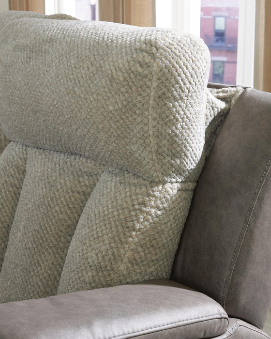 WhipLash Power Reclining Loveseat with Console - Furniture 2 Go- FL