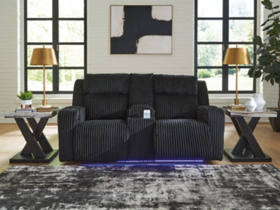 Forest Lake Power Reclining Loveseat with Console - Furniture 2 Go- FL