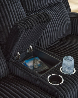 Forest Lake Power Reclining Loveseat with Console - Furniture 2 Go- FL