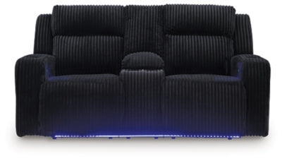 Forest Lake Power Reclining Loveseat with Console - Furniture 2 Go- FL