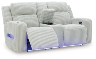 Forest Lake Power Reclining Loveseat with Console - Furniture 2 Go- FL