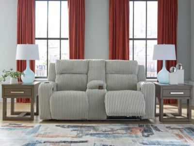 Forest Lake Power Reclining Loveseat with Console - Furniture 2 Go- FL
