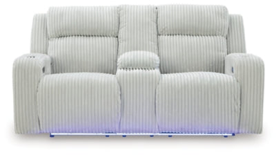 Forest Lake Power Reclining Loveseat with Console - Furniture 2 Go- FL